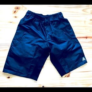 Urban Cycling Apparel Dual Tracker Black Men Shorts Large Secure Pockets Sz 2XL